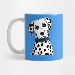 Dalmatian Eat, Play, Love Mug